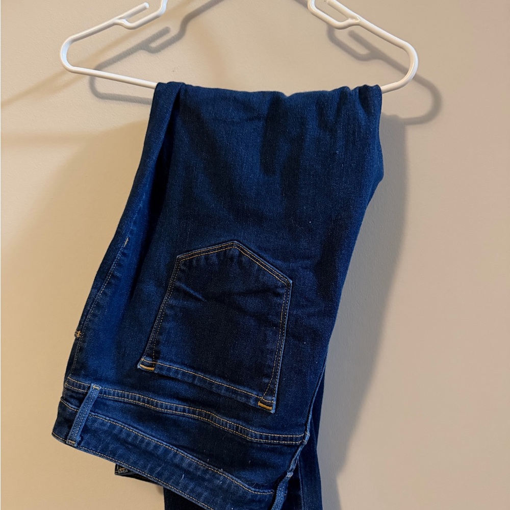 Old Navy Dark Blue Denim Jeans with Contrast Stitching